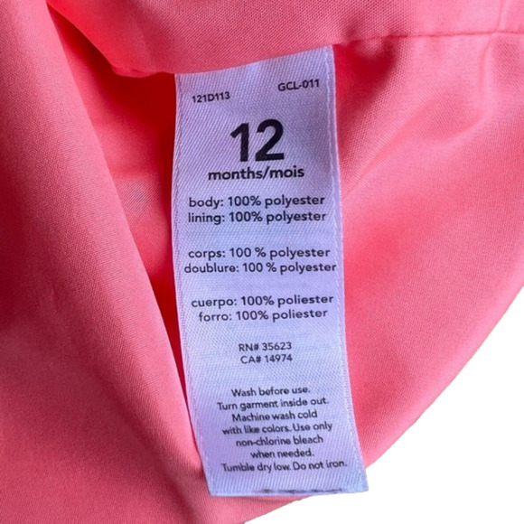 CHARMING, pleated front, infant dress by Carter’s - Picture 5 of 5